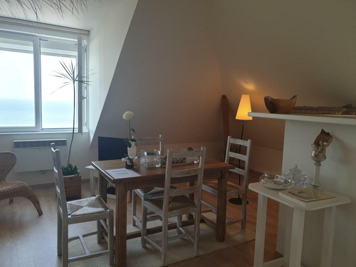 Blanc D'Ecume Appartement Ault Buitenkant foto